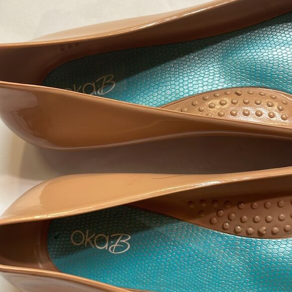 OKA b Womens Taylor Matte Ballet Flats Nude/Tan Sz 10 - Picture 3 of 5